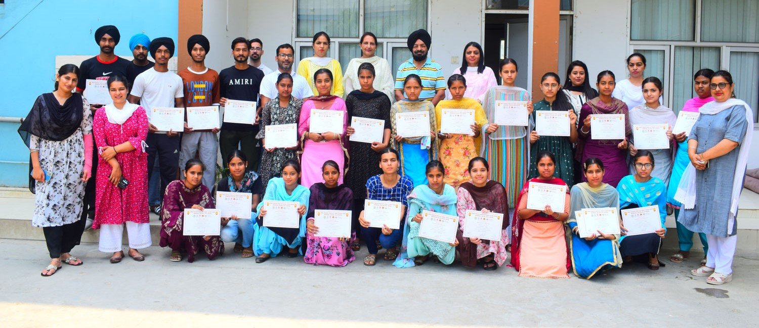Bela College celebrated World Youth Skills Day with the completion of three special courses